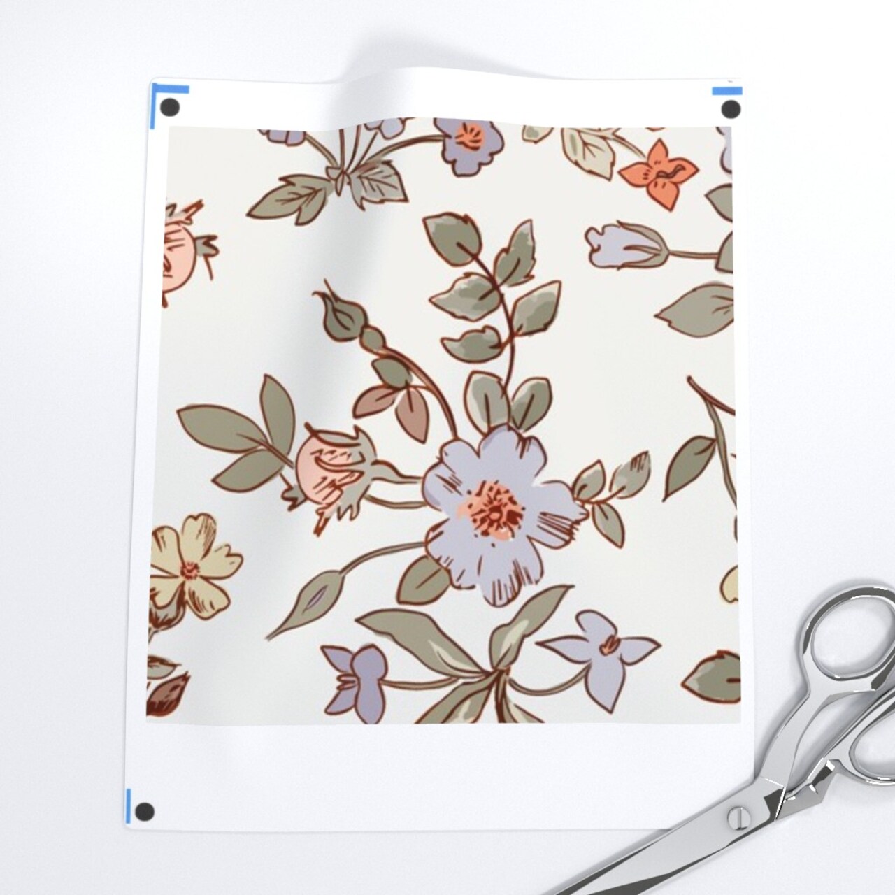Traditional Cottagecore Floral French Grandmillennial Botanical Flowers Summer Countryside Vintage Garden Bohemian Modern Farmhouse Custom Printed Fabric by Spoonflower Various Fabrics by the Yard or Fat Quarter